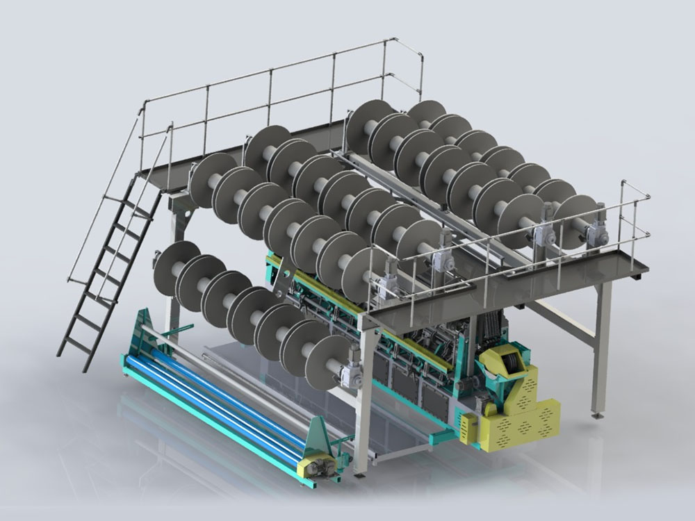 HCRD高速双针床间隔织物九游网页版登录入口